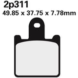NISSIN BRAKE PADS 2P-311ST SINT
