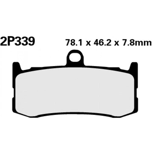 Nissin Brake Pads 2P-339 ST SINT