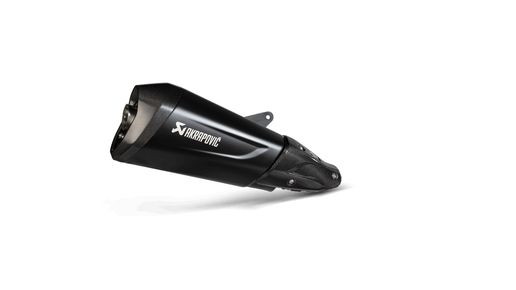 Vespa GTS 300 (21-23) Slip-On System S-VE3SO10-HZDFBL