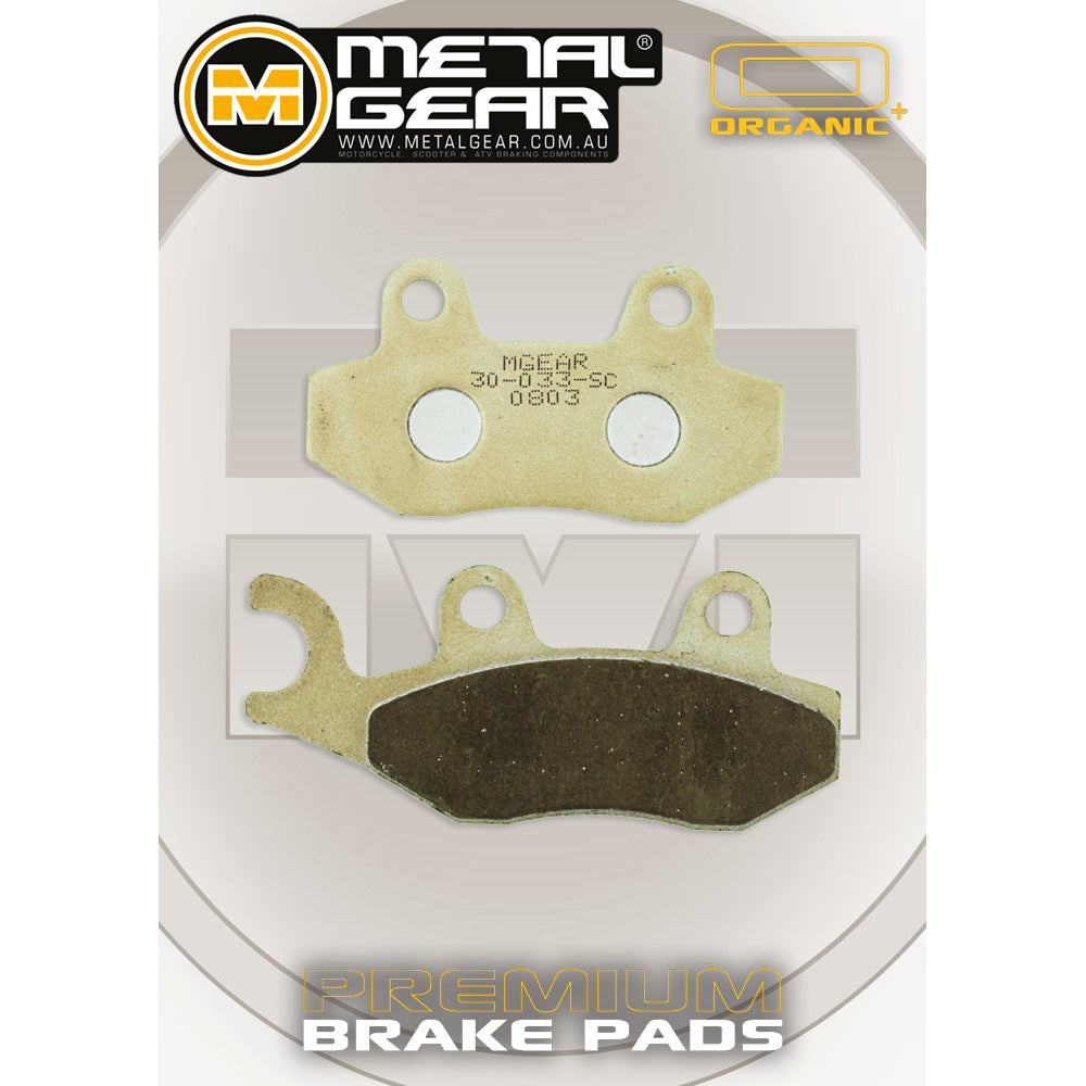 Brake Pads Organic Plus - 30-033-SC