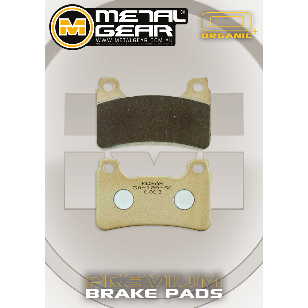 Brake Pads Organic Plus - 30-189-SC