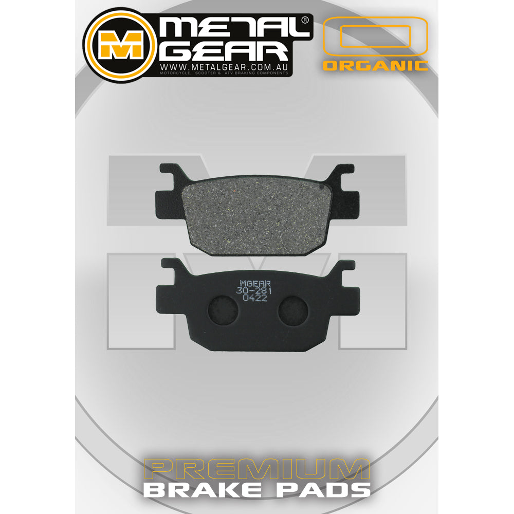 Brake Pads Organic - 30-281