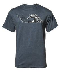 Tee S18 S/S Skid Navy – L 3030-16026