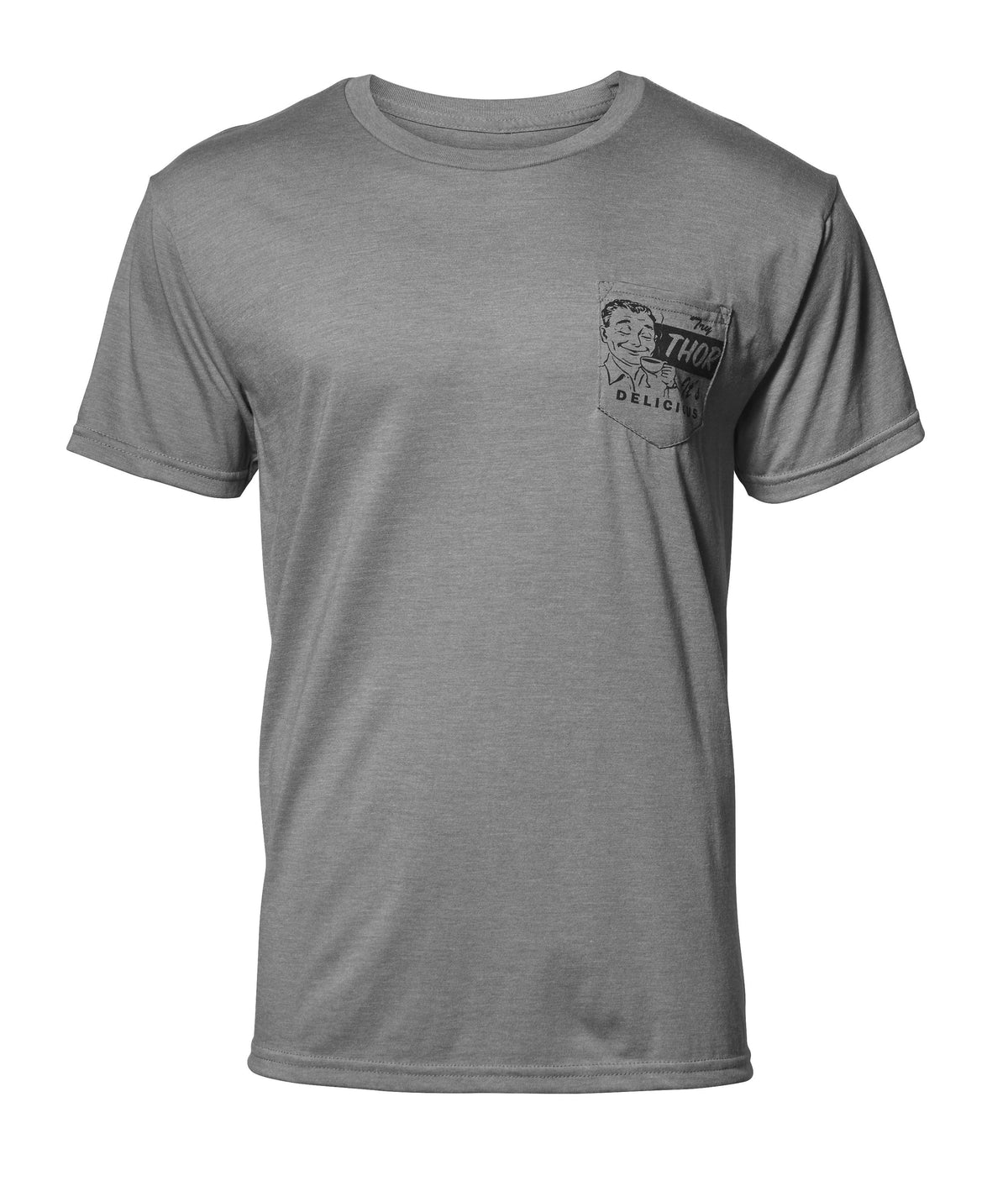 Tee S18 S/S Delicious Gray – L 3030-16076
