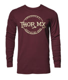 Tee S18 L/S Thermal Maroon – M 3030-16095