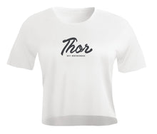 Tee Woman Script Crop White SM – L 3031-4100