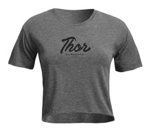 Tee Woman Script Crop Char SM – M 3031-4103