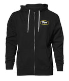 Fleece S18 Script Zip Black – XL 3050-4262