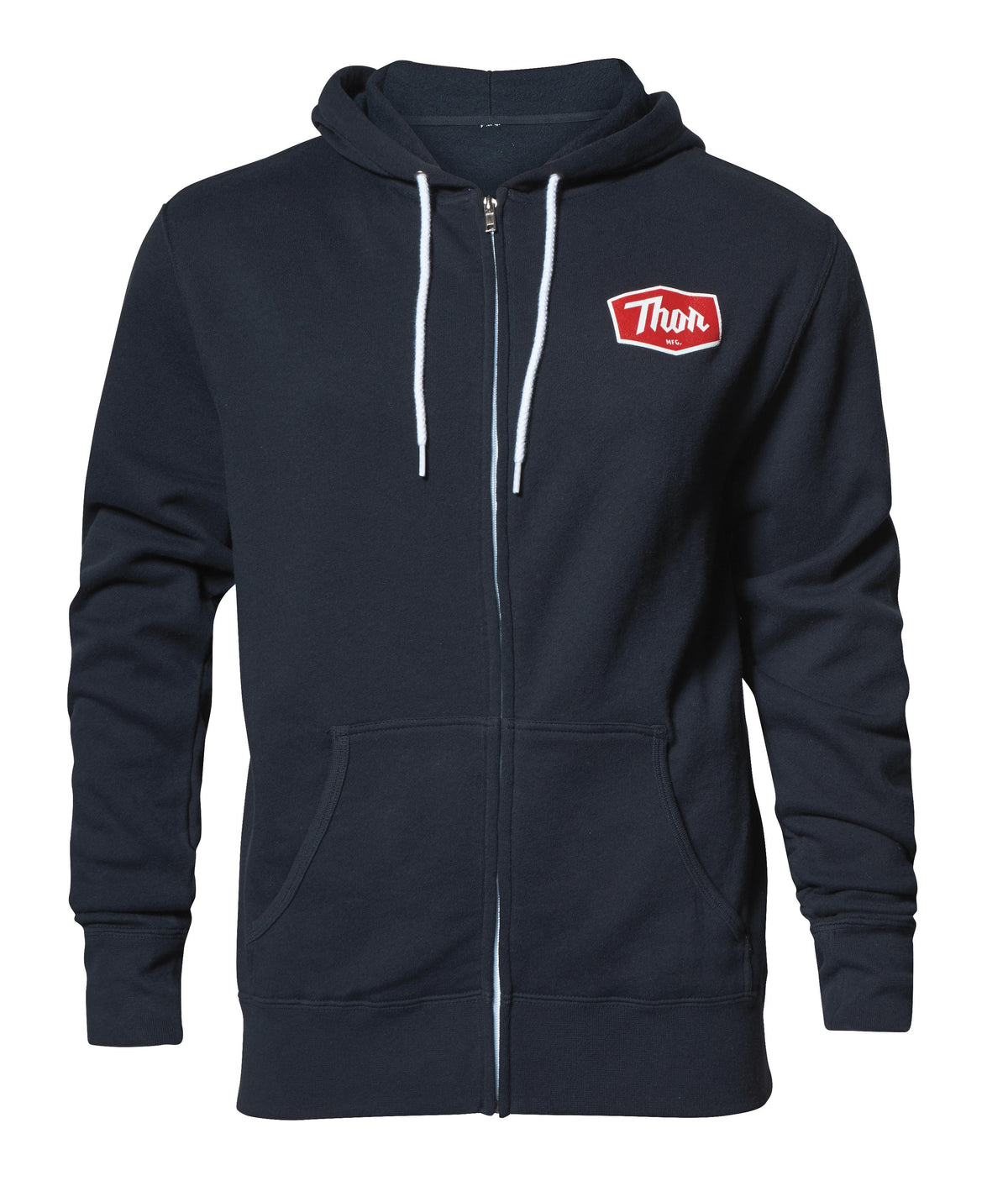 Fleece S18 Script Zip Navy – M 3050-4265