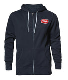 Fleece S18 Script Zip Navy – M 3050-4265
