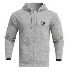 Fleece Mindless Zip Gray SM – S 3050-6311