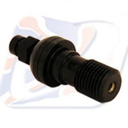 SINGLE DOMED HEAD BLEED BANJO BOLT M10 X 1 BLACK - 310100DB