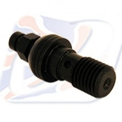 SINGLE DOMED HEAD BLEED BANJO BOLT M10 X 1.25 BLACK - 310125DB