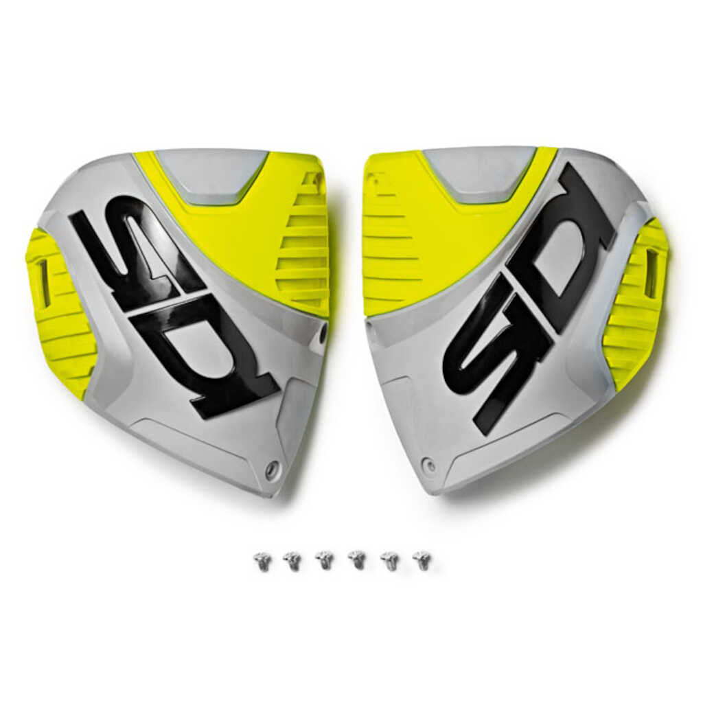 Spare Part - SIDI #153 Crossfire 3 Shin Plate - Grey/Yellow/Black