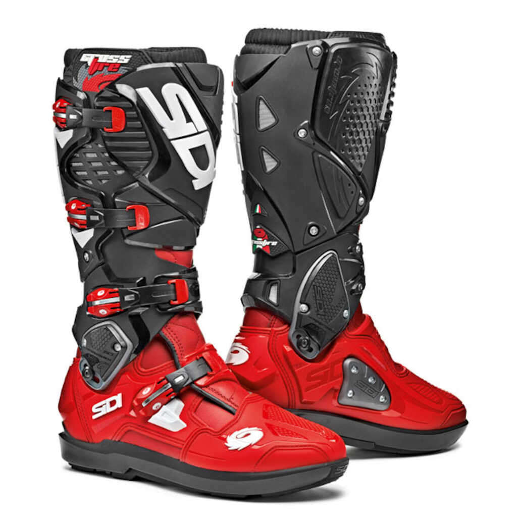 SIDI Crossfire 3 SRS Boots - RED RED BLACK