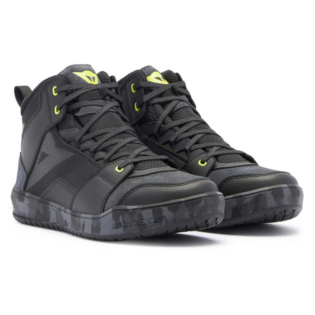 Dainese Suburb D-WP Shoes - BLK/CAM/ACD-YEL