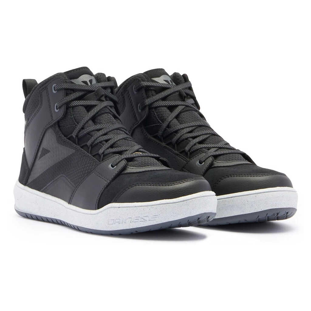 Dainese Suburb D-WP Shoes - BLK/WHT/IRN-GT