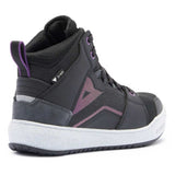 Dainese Suburb D-WP Ladies Shoes - BLK/WHT/MTL-PUR