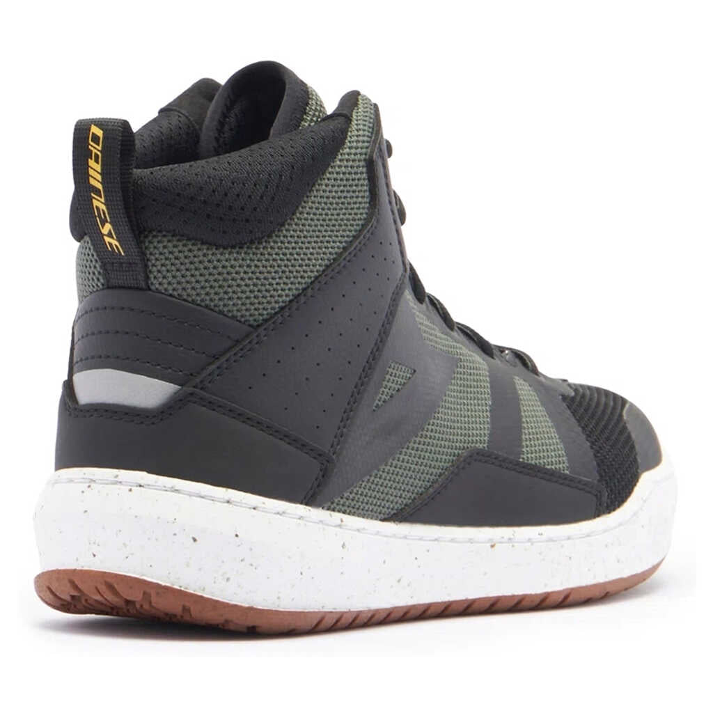 Dainese Suburb Air Shoes - BLK/WHT/ARMY-GN