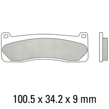 FERODO Disc Pad Set - FDB2043 P Platinum Non Sintered Compound - 01-2043-P0