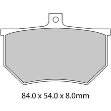 FERODO Disc Pad Set - FRP410 P Platinum Non Sintered Compound - 01-R410-P0