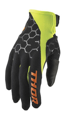 Glove Draft Black/Acid – XS 3330-5148