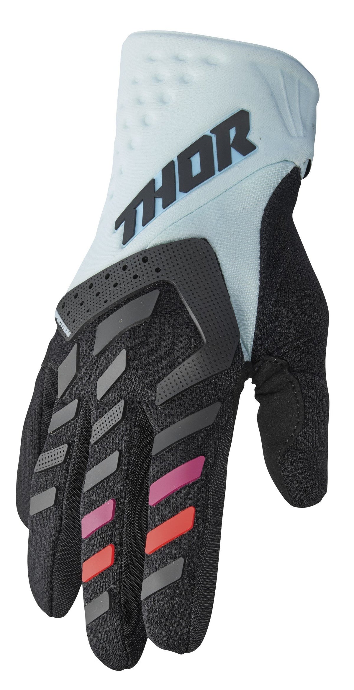 Glove Wmn Spectrum Black/Mint SM – M 3331-0235