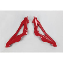 UFO Husky CR/WR 2009/TC250 09-13 Upper Rad Shrouds (Red)