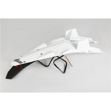 /UFO Husky Rear Fender W/LED T/Light TC449/TE449-511 11-13 (WHT)