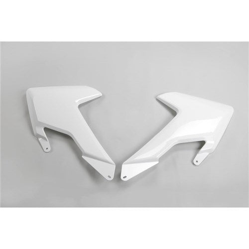 /UFO Husky TC/FC 16-18 TE/FE 17-18 Radiator Shrouds (WHT) No TC250-16