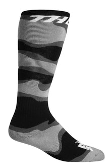 Sock Yth MX Camo Gray/White 1-6 3431-0659