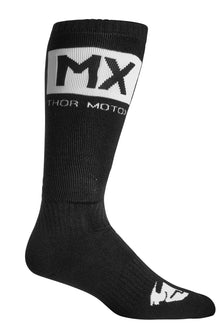 Sock MX Solid Black/White 6-9 3431-0675