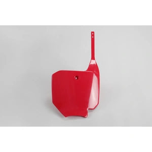 UFO Front Number Plate CR80/85 96-22 CRF150R 07-22 (Red)