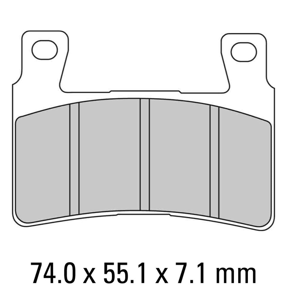 FERODO Disc Pad Set - FDB2114 XR - 01-2114-XR