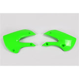 UFO RADIATOR SHROUDS KX65 00-12 (GRN)