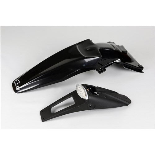 UFO KLX450R 08-18 Rear Fender W/LED Light (BLK)