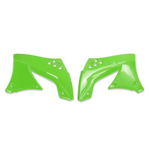 #UFO KX450F 2009 Radiator Shrouds (GRN)