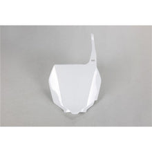 UFO FR/Plate RM125/250 01-11/RMZ450 05-07/RMZ250 07-09 (WHT)