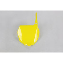 UFO FR/PLATE RM125/250 01-11/RMZ450 05-07/RMZ250 07-09 (YEL 01-18)