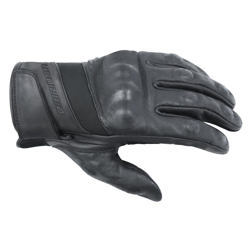 Dririder Tour Leather Gloves - BLACK