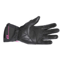 Dririder Air-Ride 2 Leather Gloves - Long Cuff - BLK WHT PNK