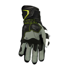 Argon Mission Leather Gloves - BLK WHT YEL