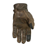 Argon Clash Leather Gloves - COFFEE