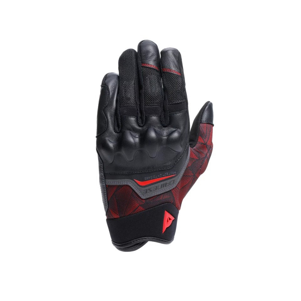 ERMEX GLOVES BLACK/RED-LAVA