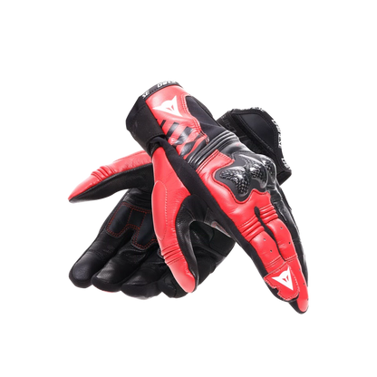 REACTO CARBON SHORT GLOVES BLACK/RED-LAVA