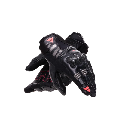 REACTO CARBON SHORT GLOVES WMN BLACK/FLUO PINK