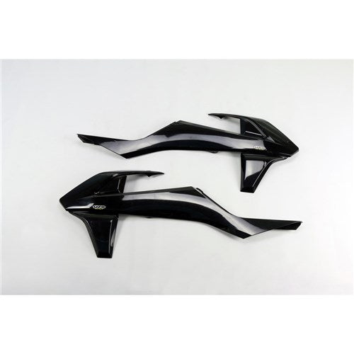 UFO KTM Radiator Shrouds SX/SXF 16-18 (BLK) No SX250-16