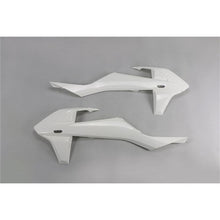 /UFO KTM Radiator Shrouds SX/SXF 16-18 (WHT) No SX250-16