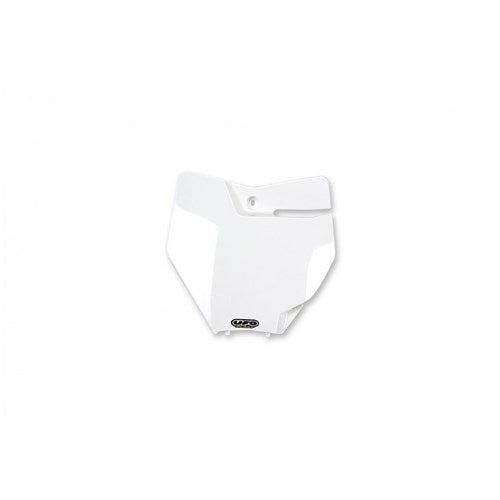 UFO KTM FRT No Plate SX/SXF 16-18 (WHT) No SX250-16