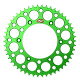 #RENTHAL REAR SPROCKET MX ULTRALIGHT GROOVED GRN 48T